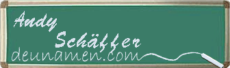 Andy Schäffer Visitenkarte
